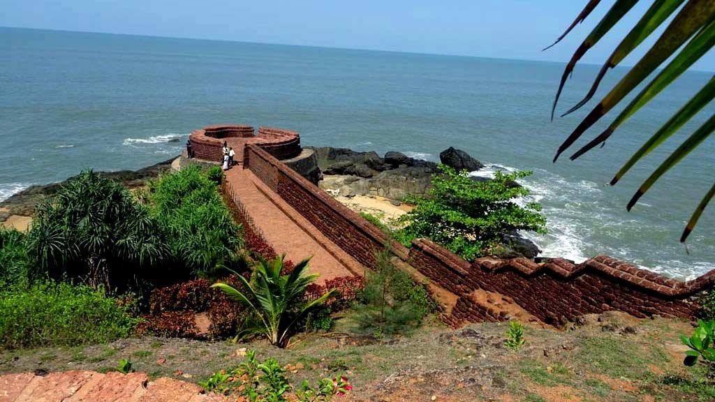 Sea-facing Bekal Fort in Kasaragod, Kerala